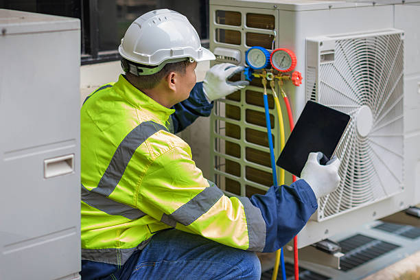 Professional Ductwork Repair technician working in Port Jefferson, NY